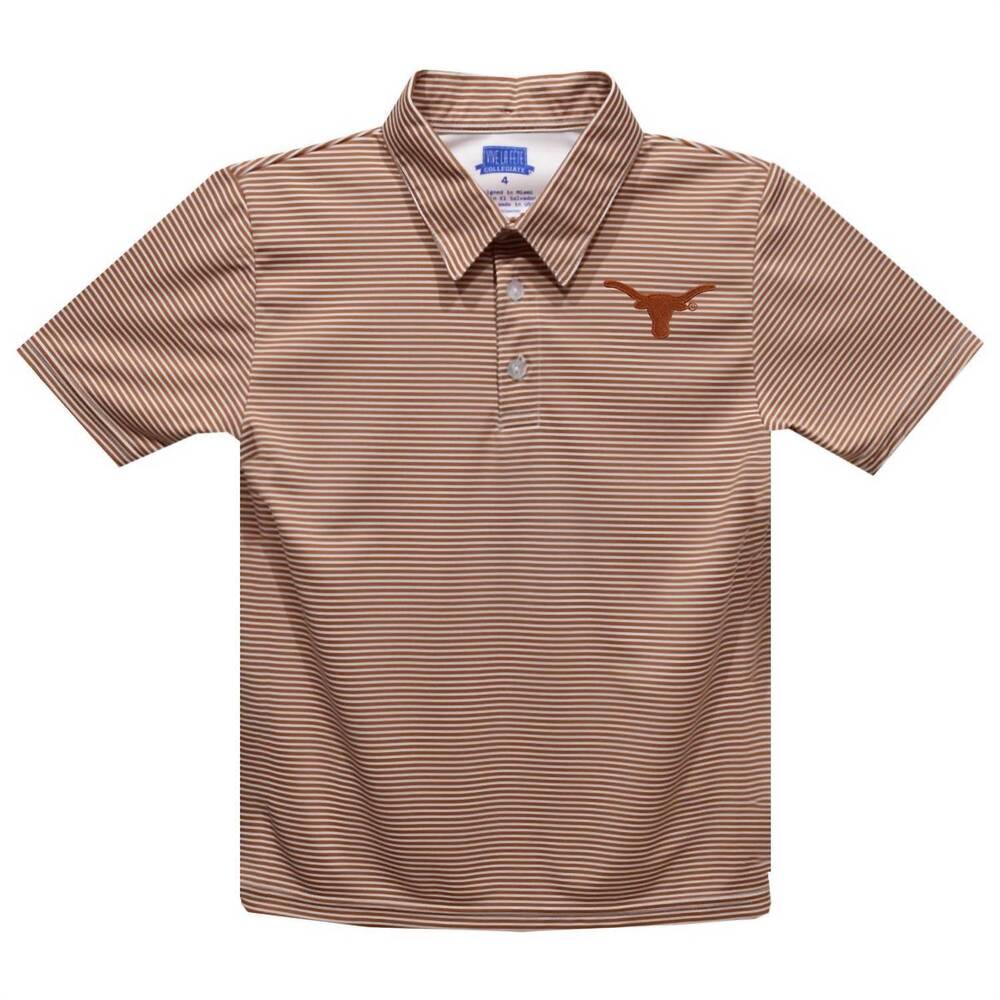 NEW VIVE LA FETE boys texas longhorn polo shirt in tan